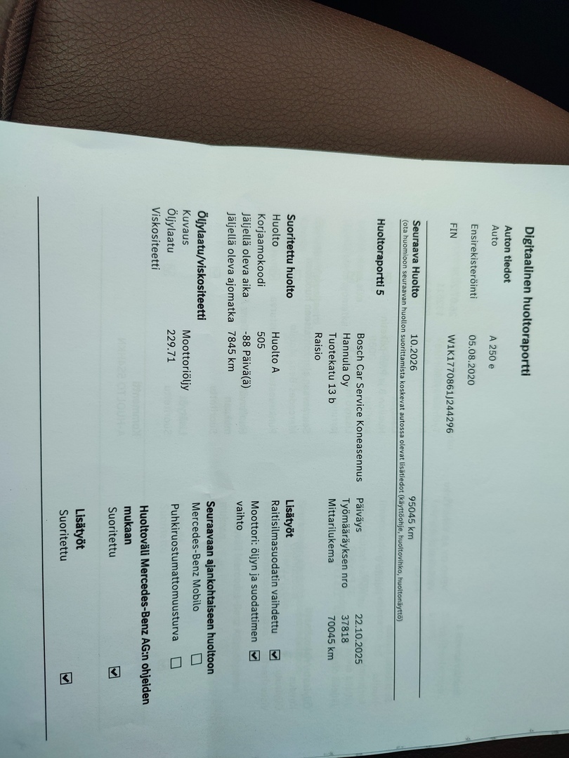 MERCEDES-BENZ A 2020