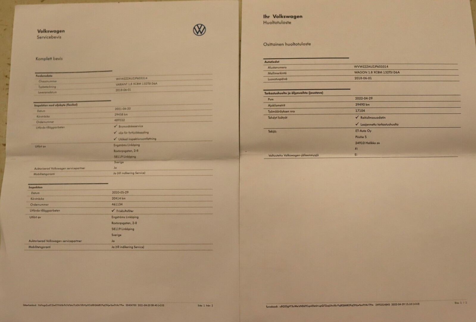 VOLKSWAGEN Golf 2018