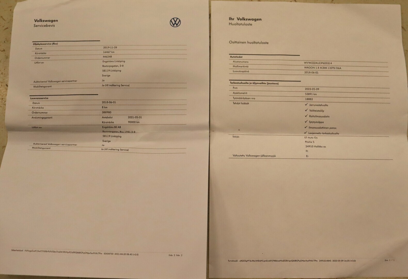 VOLKSWAGEN Golf 2018