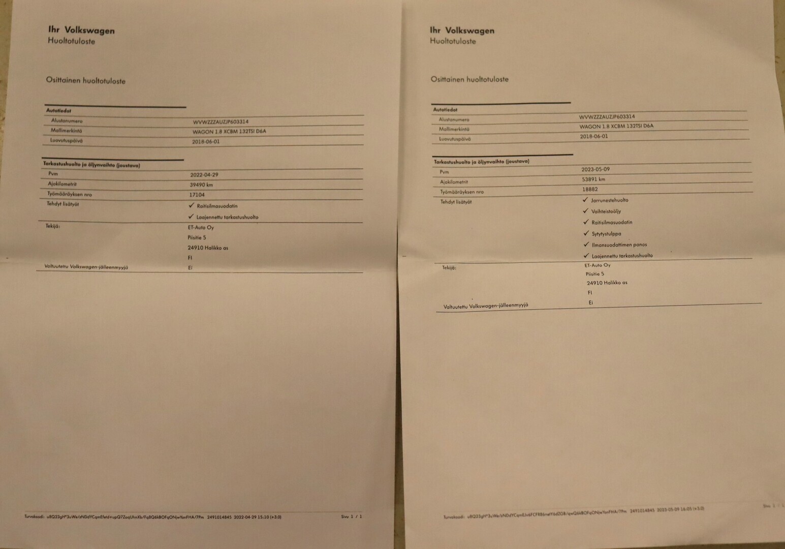 VOLKSWAGEN Golf 2018