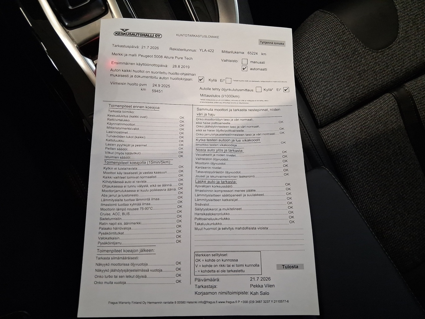 PEUGEOT 5008 2019