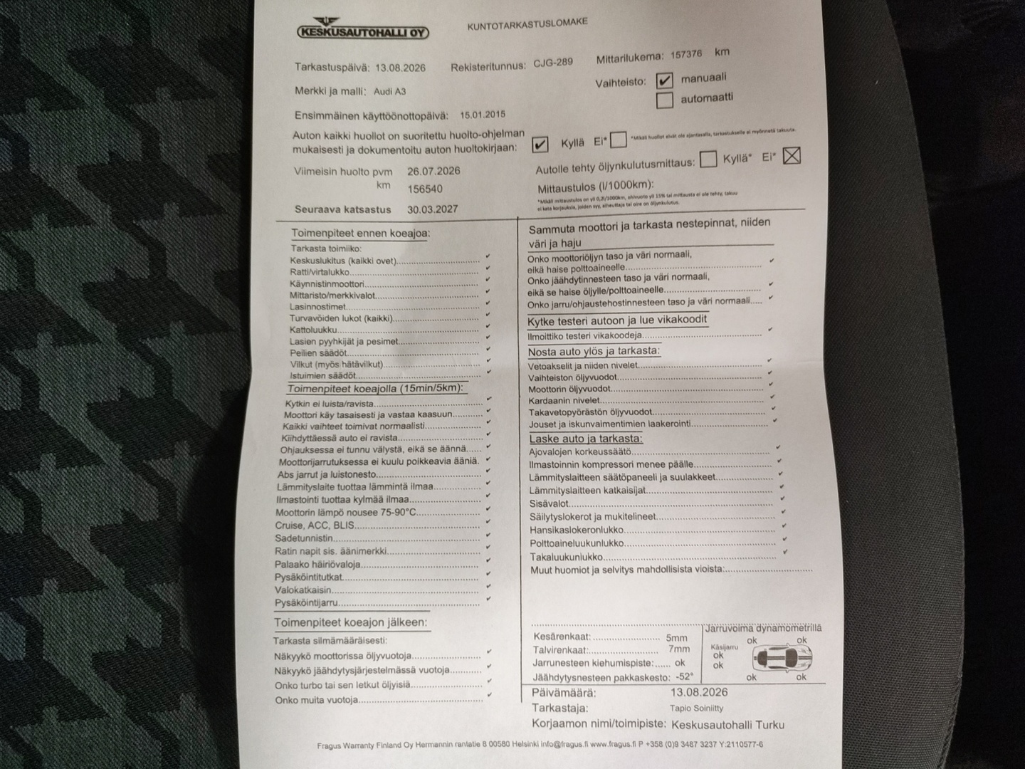 AUDI A3 2015