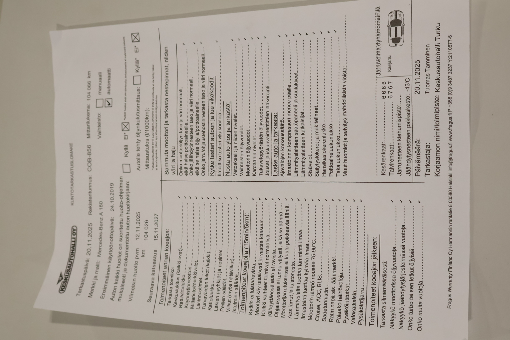 MERCEDES-BENZ A 2019