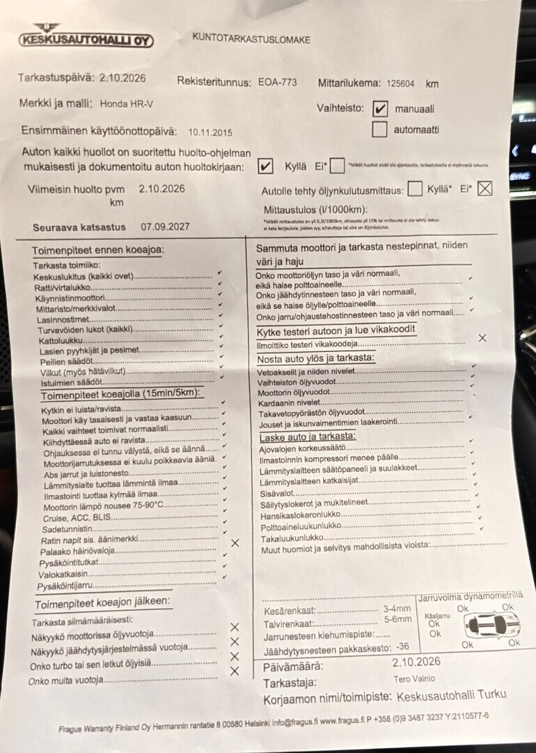 HONDA HR-V 2015