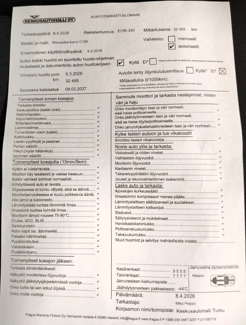 MERCEDES-BENZ C 2018