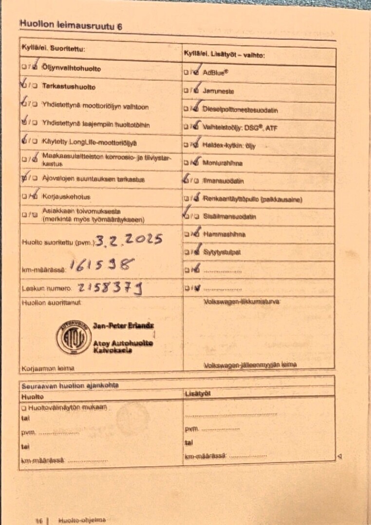 VOLKSWAGEN Golf 2016