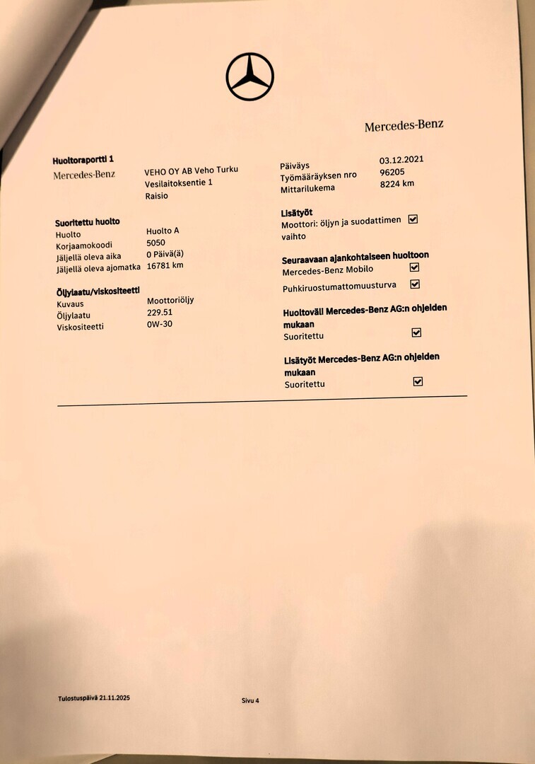 MERCEDES-BENZ B 2020