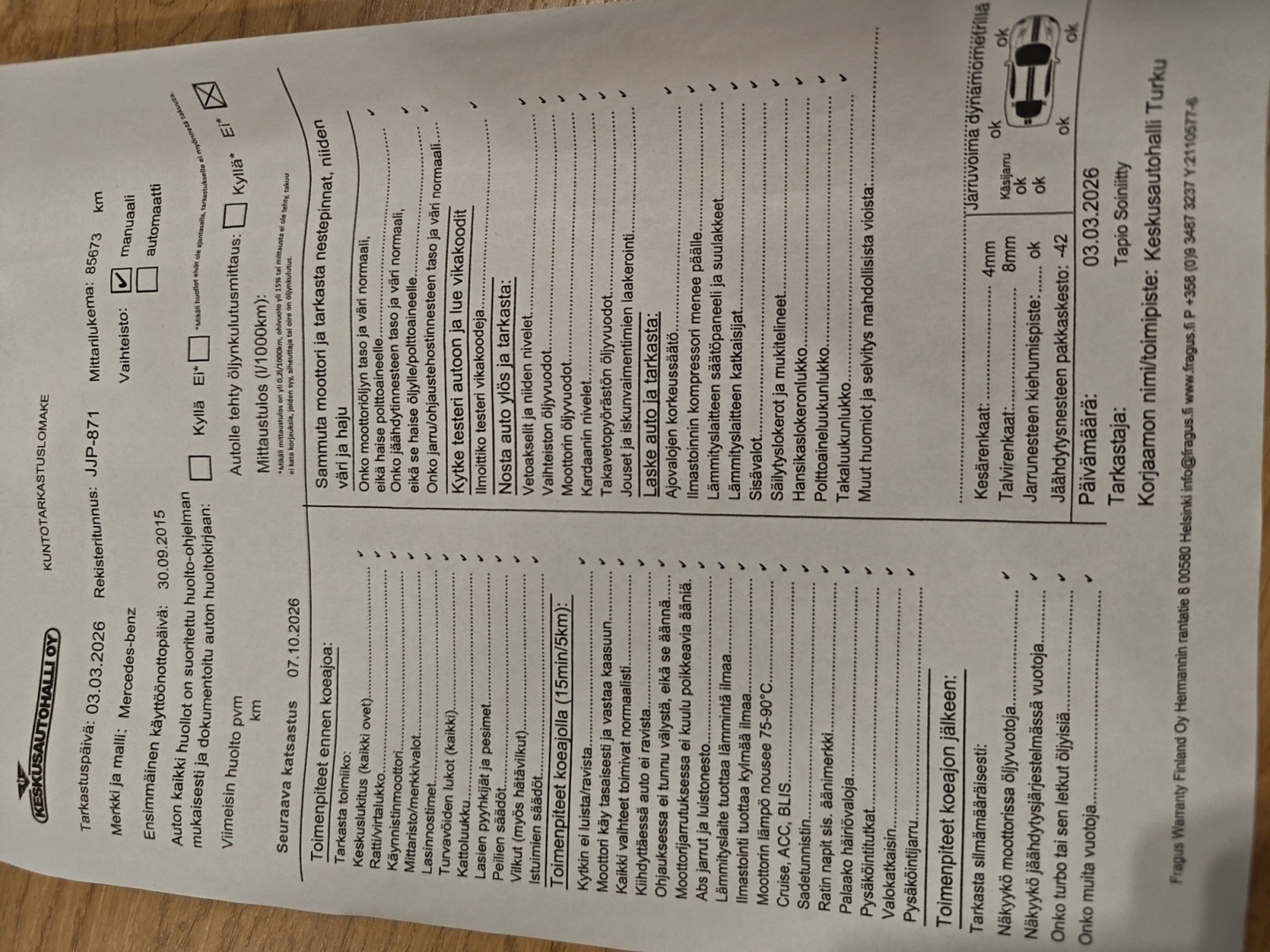 MERCEDES-BENZ B 2015