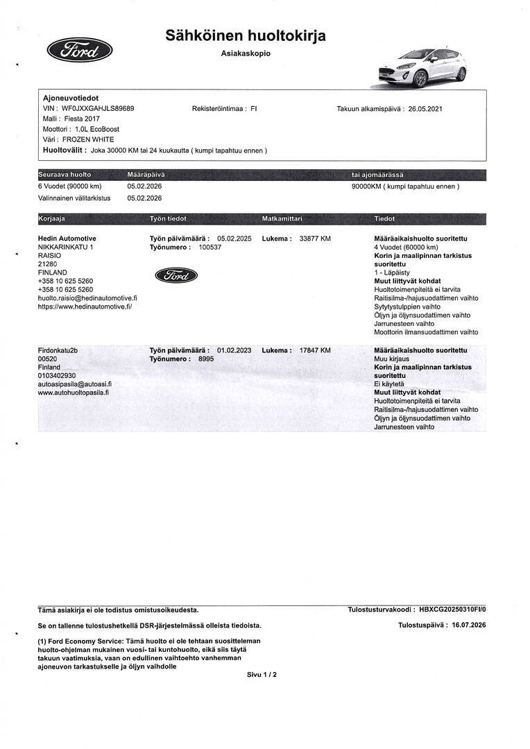 FORD Fiesta 2021