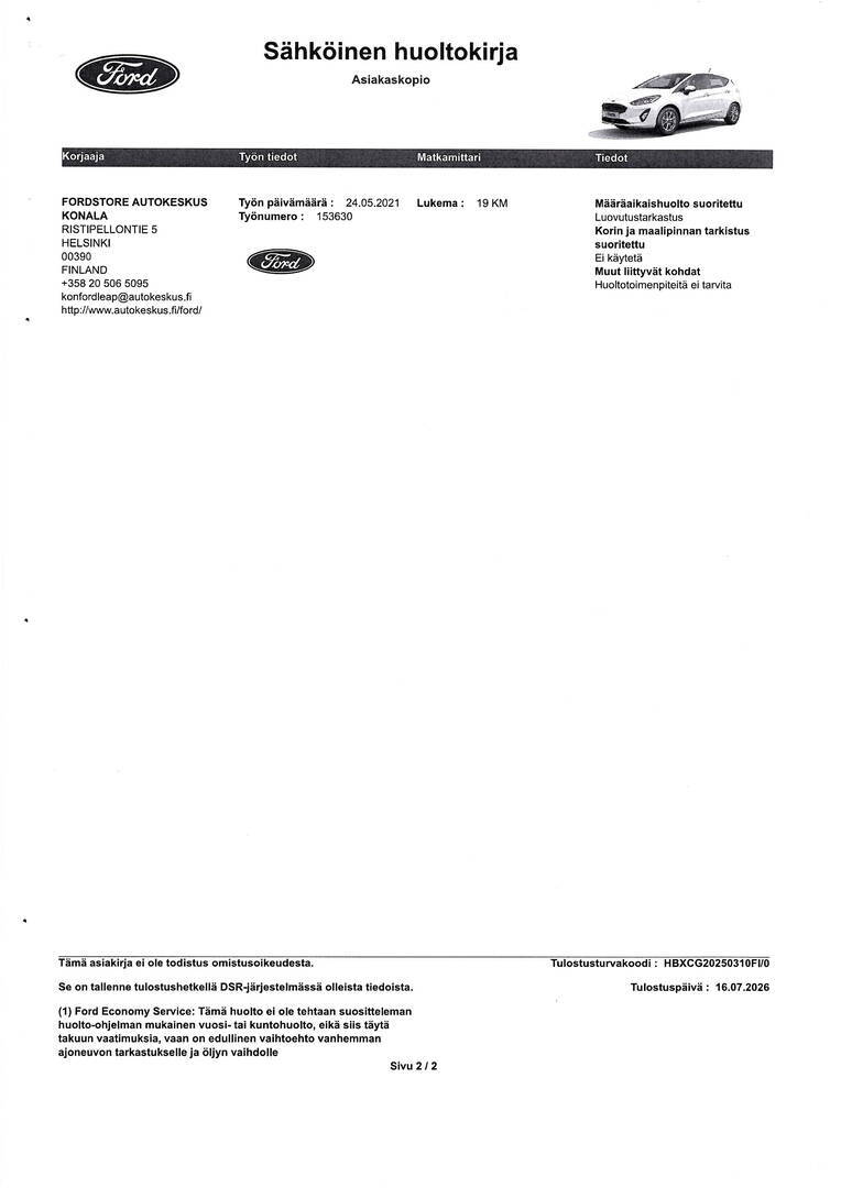 FORD Fiesta 2021