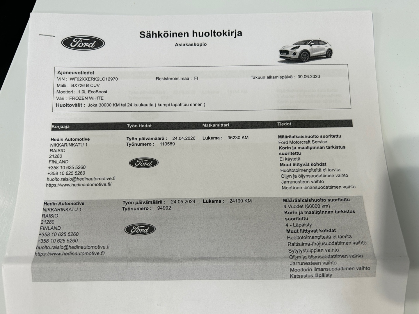 FORD Puma 2020