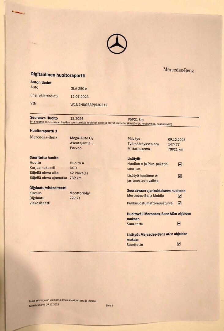 MERCEDES-BENZ GLA 2023