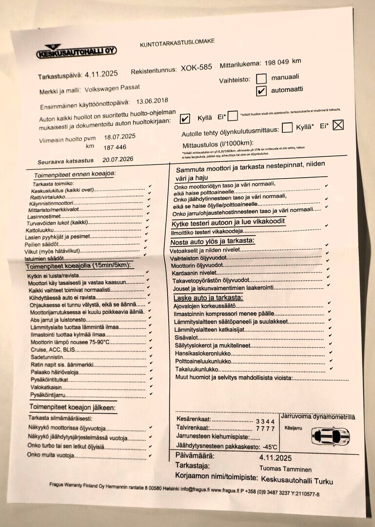 VOLKSWAGEN Passat 2018