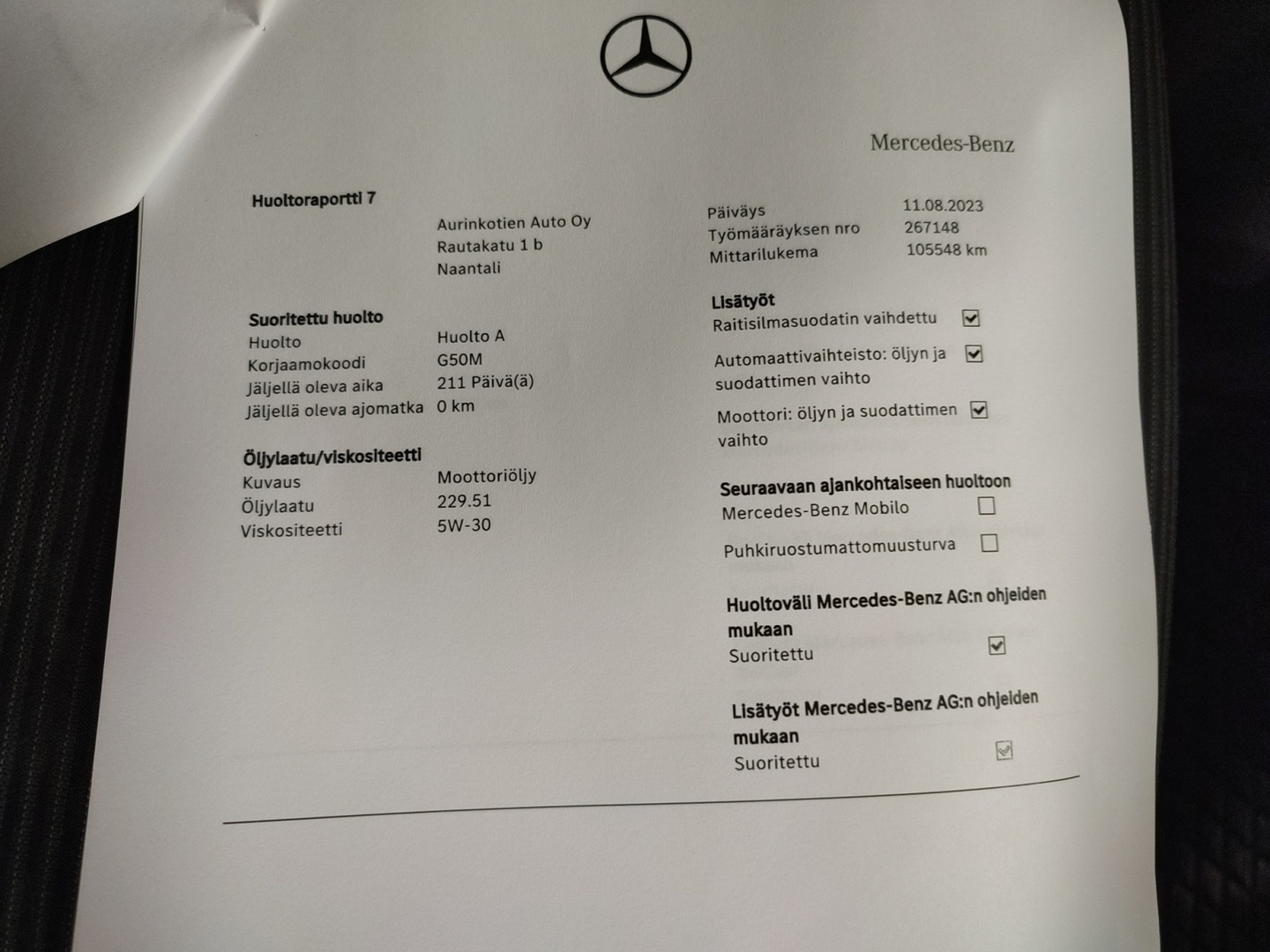 MERCEDES-BENZ B 2018