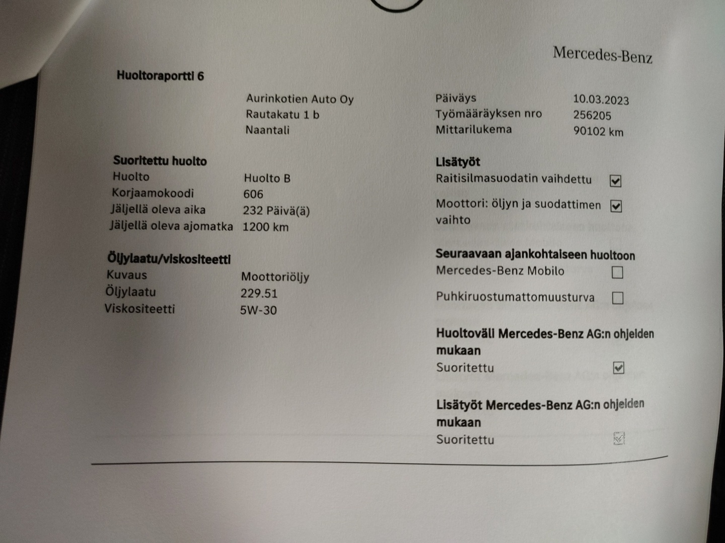 MERCEDES-BENZ B 2018