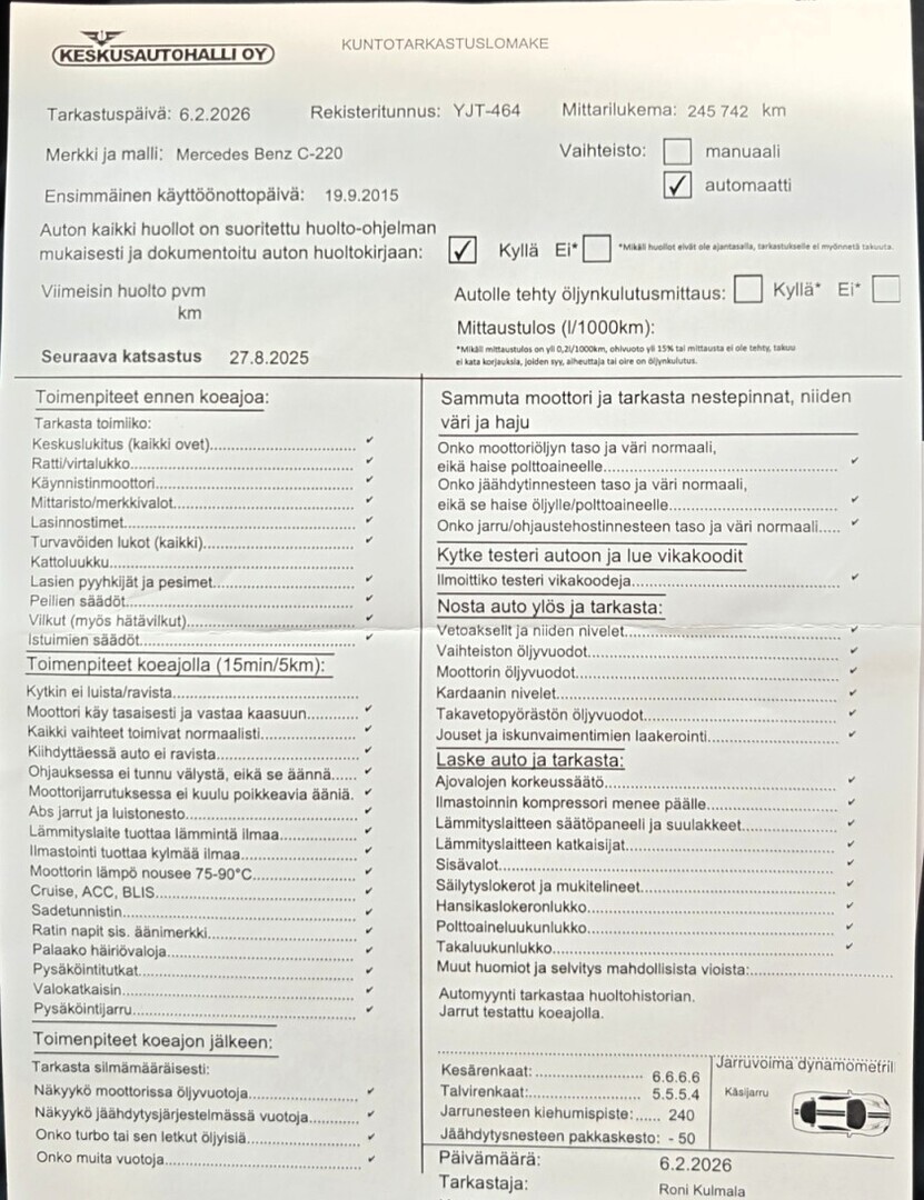 MERCEDES-BENZ C 2015