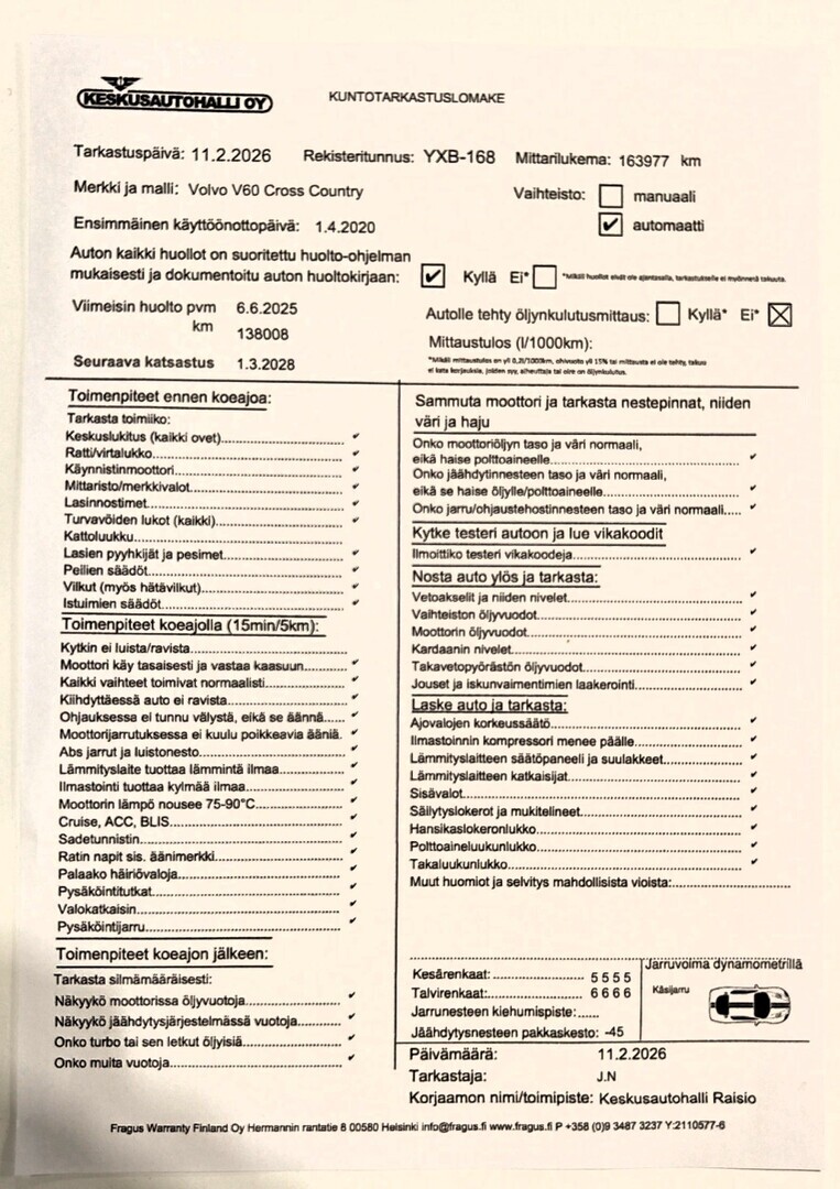 VOLVO V60 Cross Country 2020