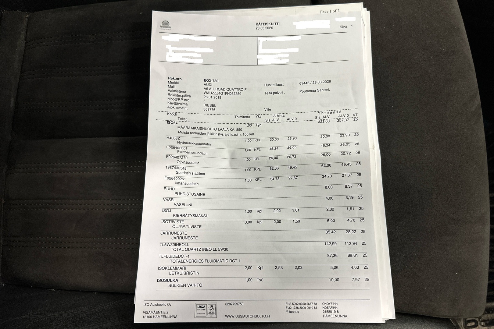 AUDI A6 allroad quattro 2015