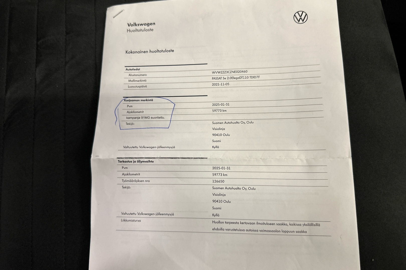 VOLKSWAGEN Passat 2021