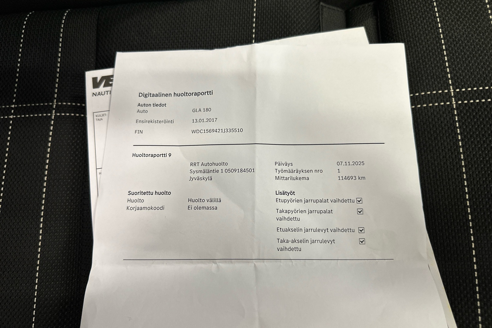 MERCEDES-BENZ GLA 2017