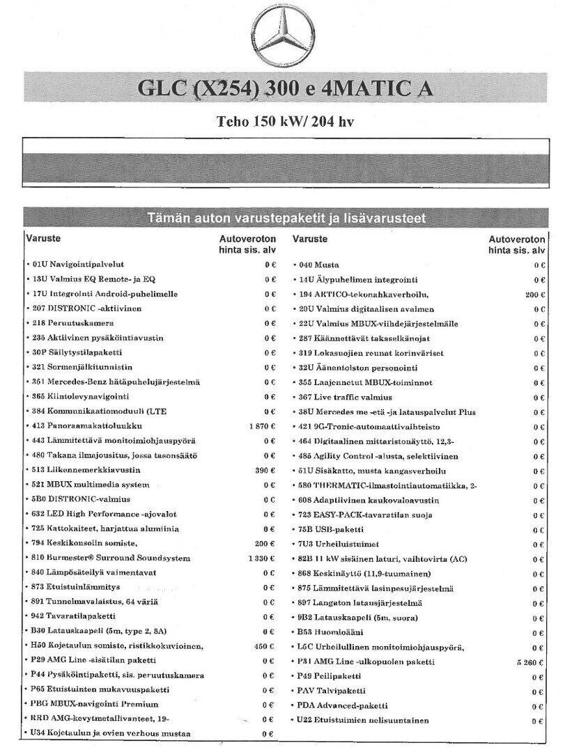 MERCEDES-BENZ GLC 2024