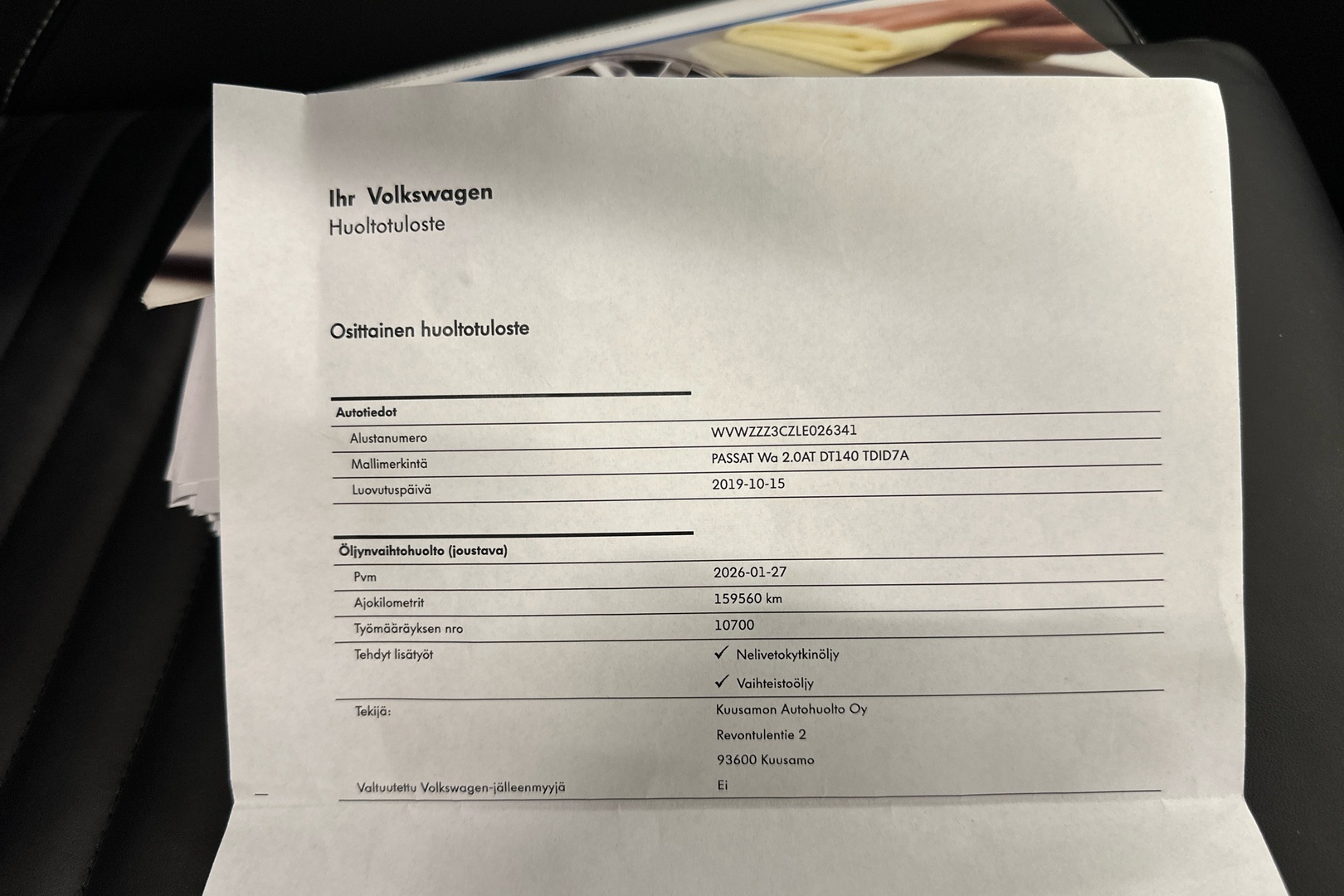 VOLKSWAGEN Passat 2020