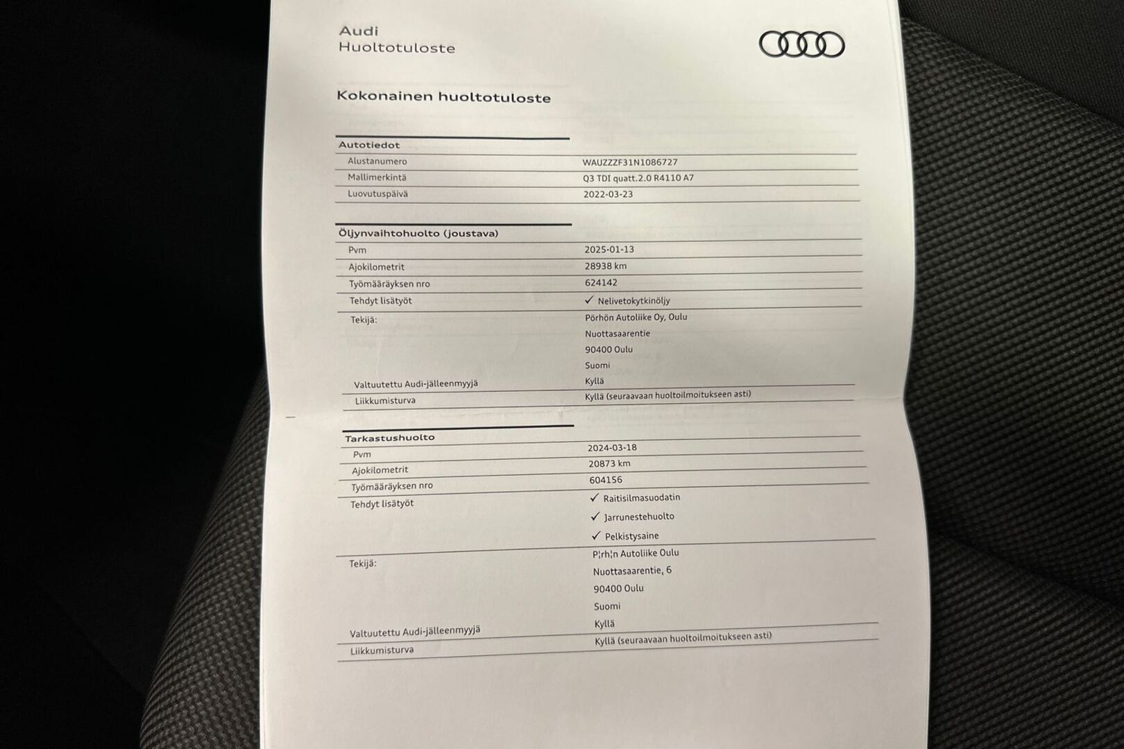 AUDI Q3 2022