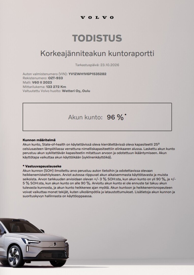 VOLVO V60 2023