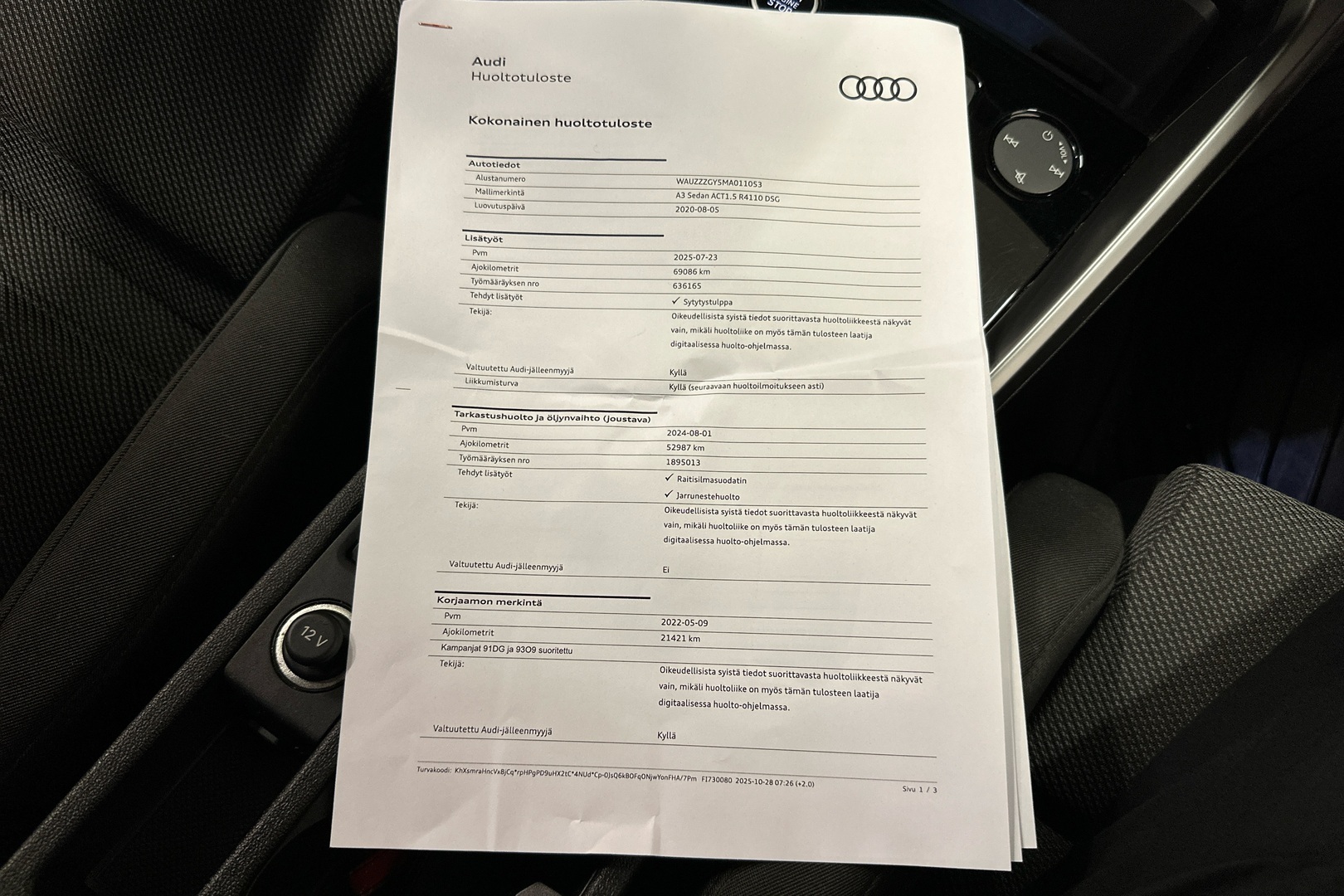 AUDI A3 2020