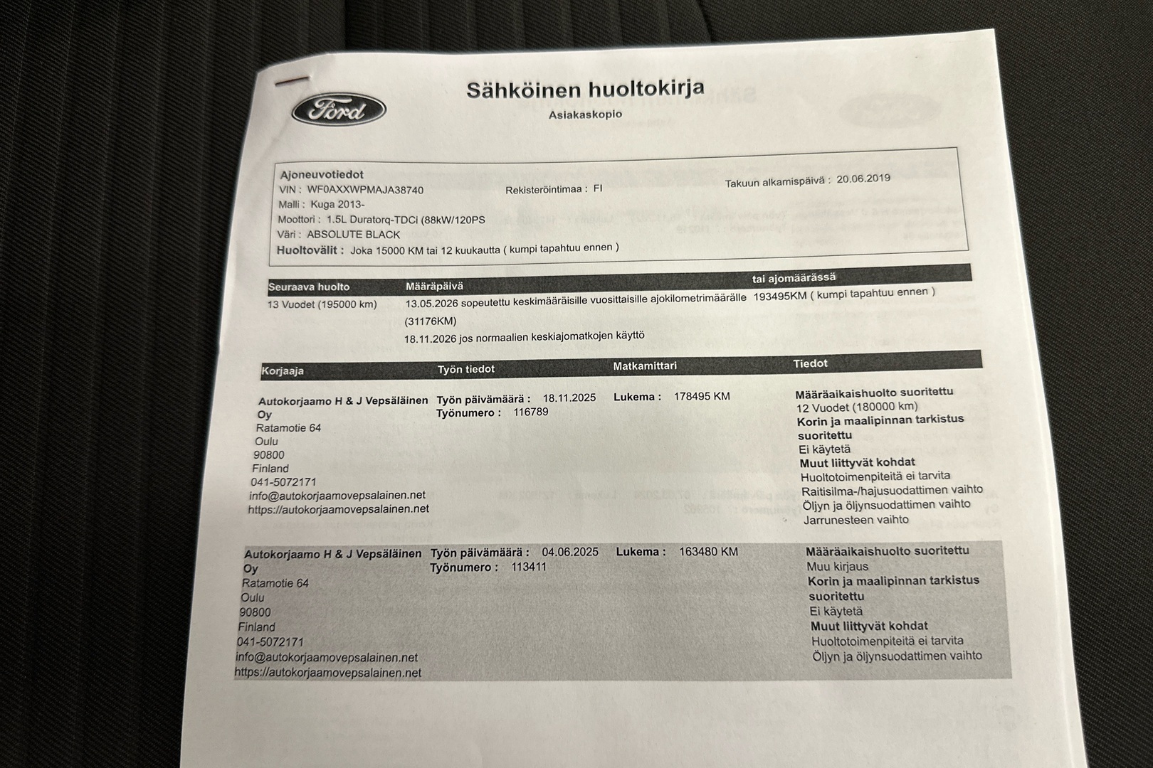 FORD Kuga 2019