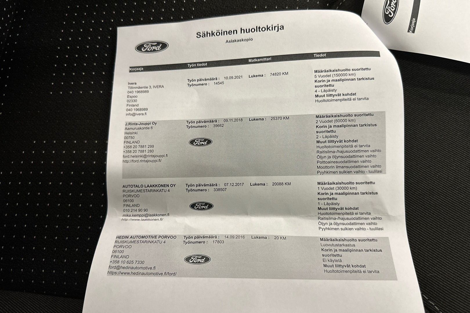 FORD Transit Courier 2016