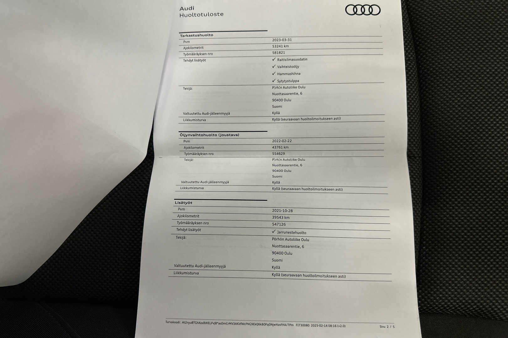 AUDI A4 2016
