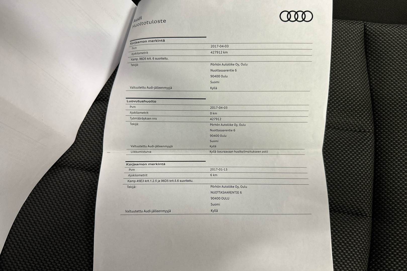 AUDI A4 2016