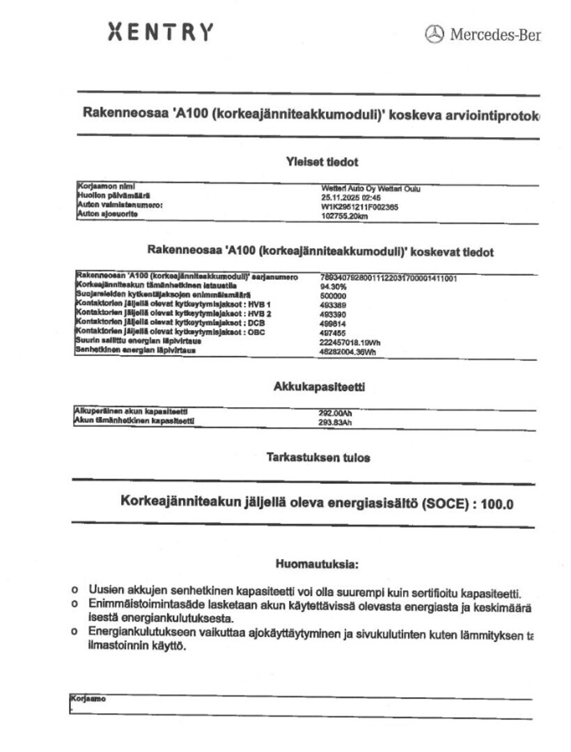 MERCEDES-BENZ EQE 2022