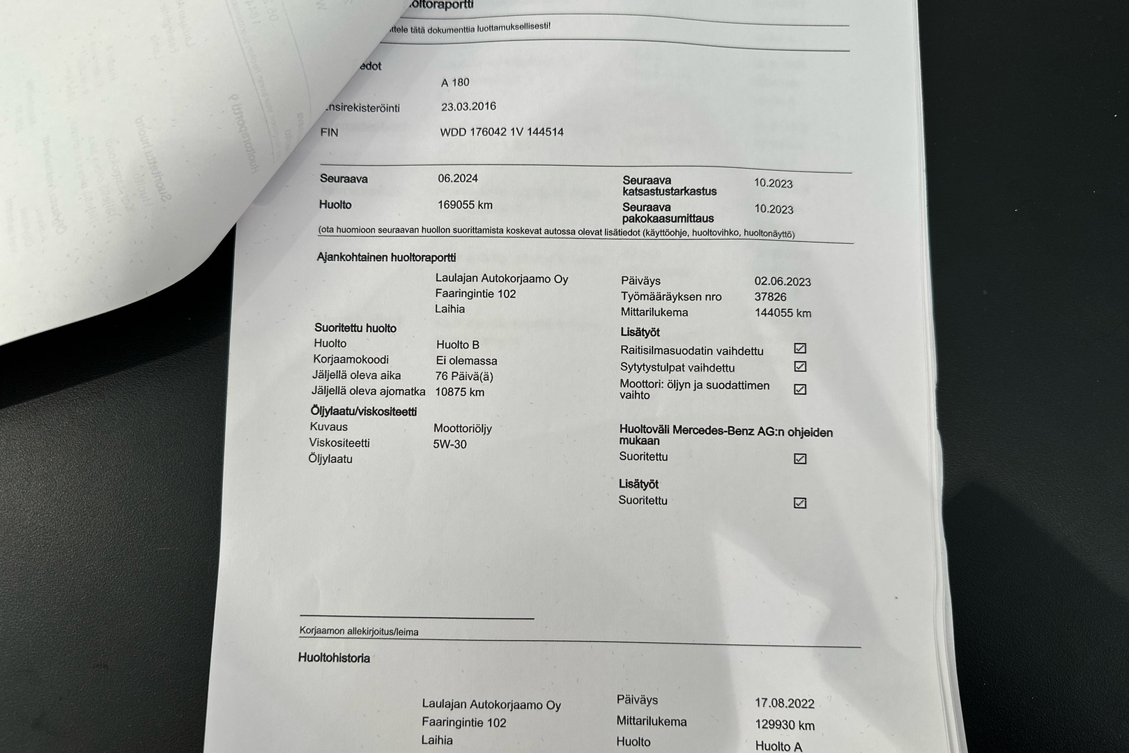 MERCEDES-BENZ A 2016