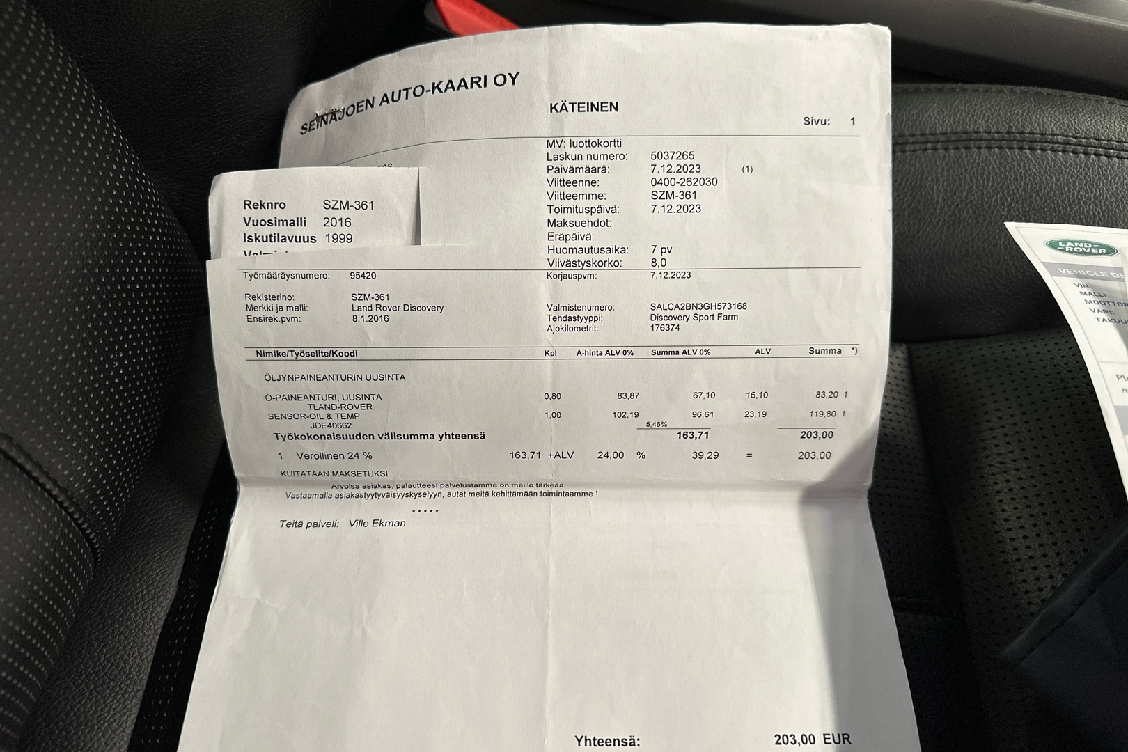LAND ROVER DISCOVERY SPORT 2016