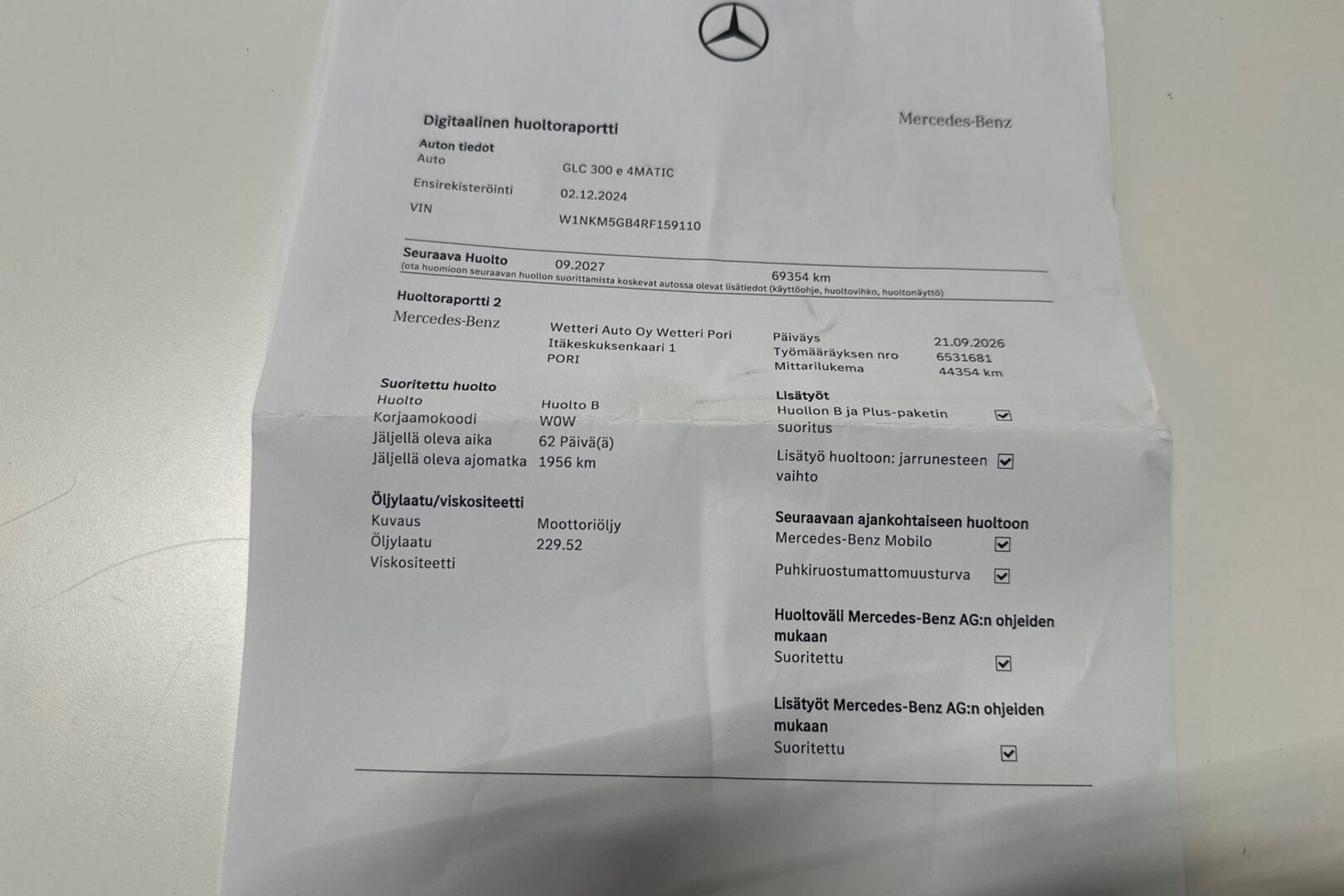 MERCEDES-BENZ GLC 2024