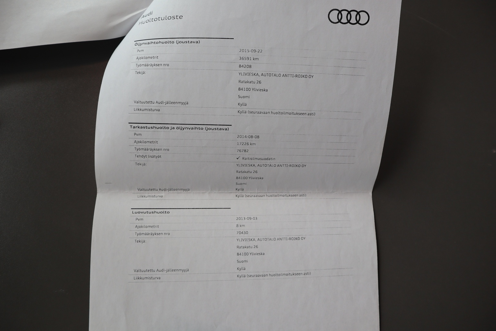 AUDI A5 2014