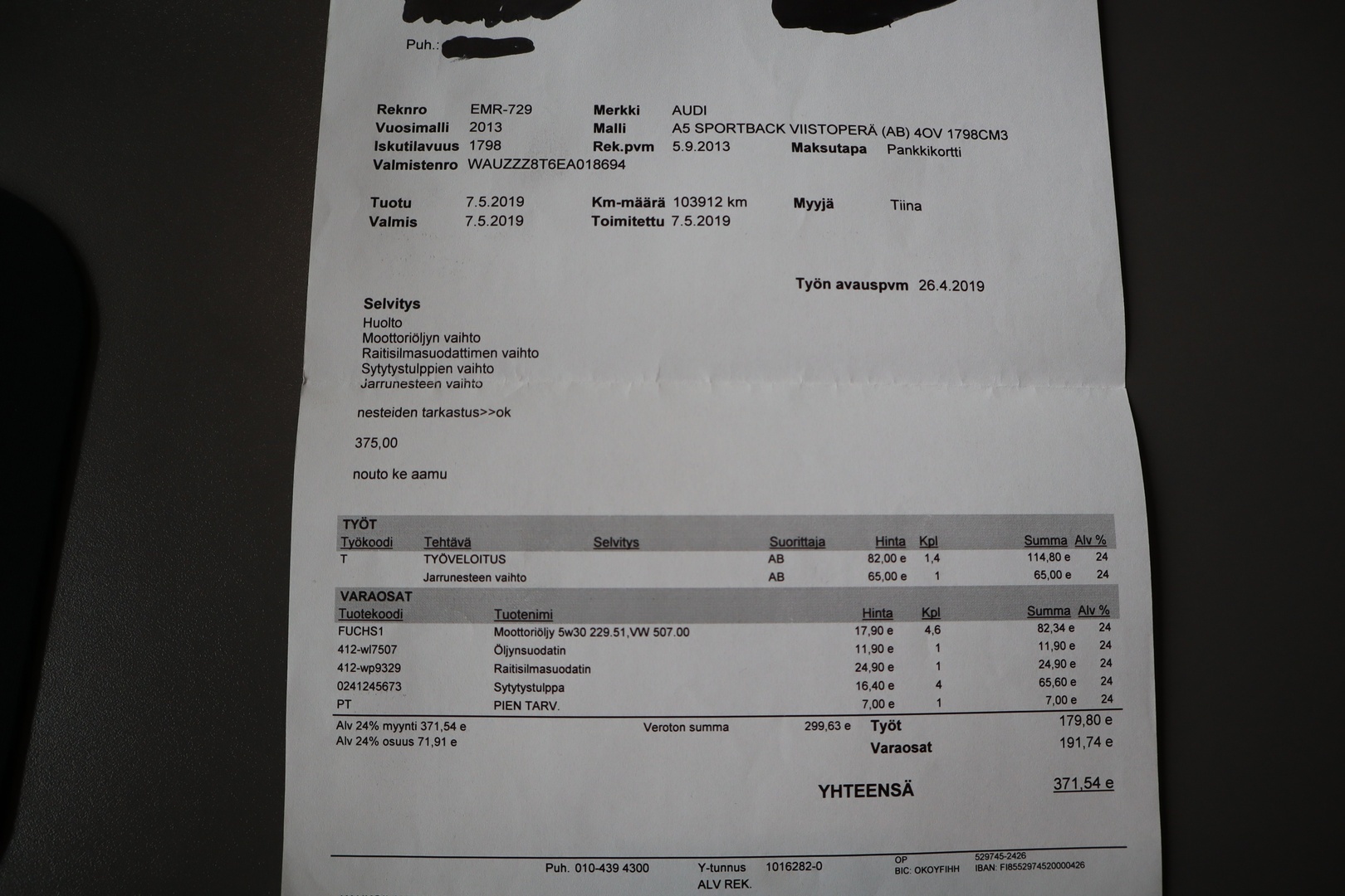 AUDI A5 2014