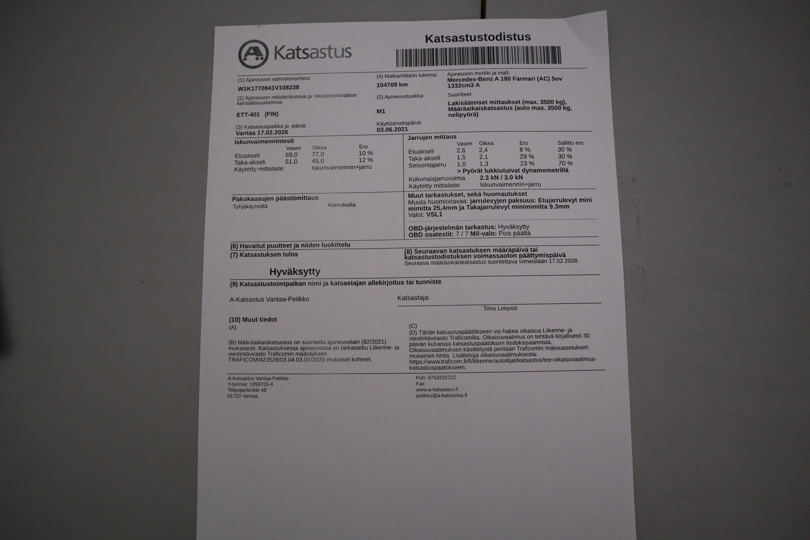 MERCEDES-BENZ A 2021