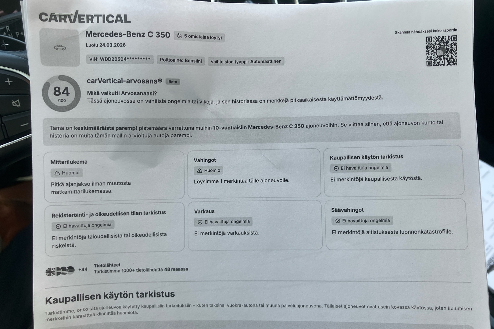 MERCEDES-BENZ C 2016