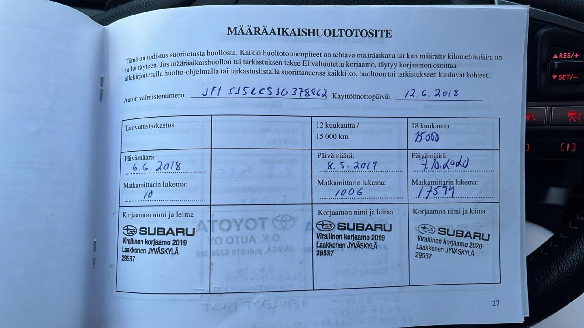 SUBARU Forester 2018