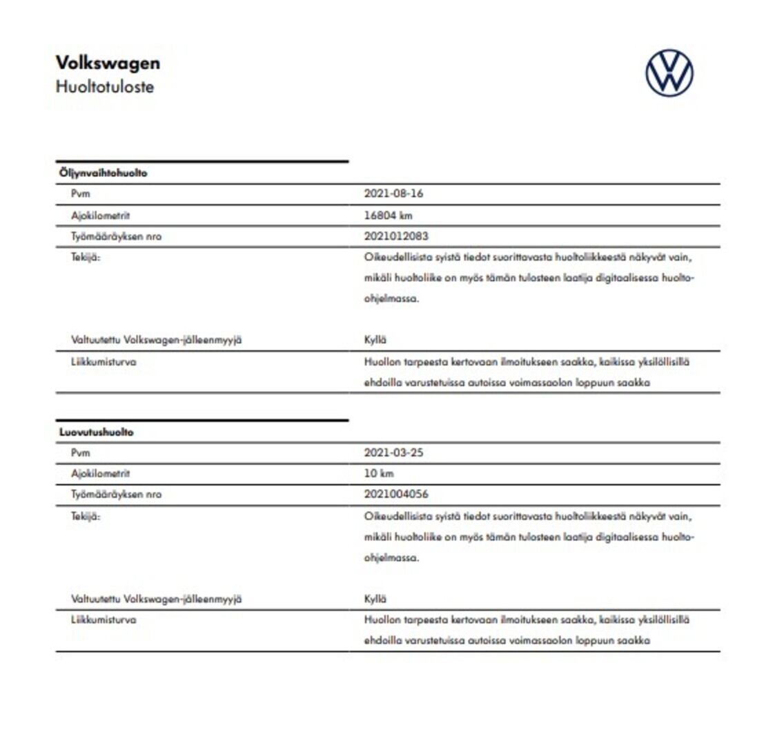 VOLKSWAGEN Golf 2021
