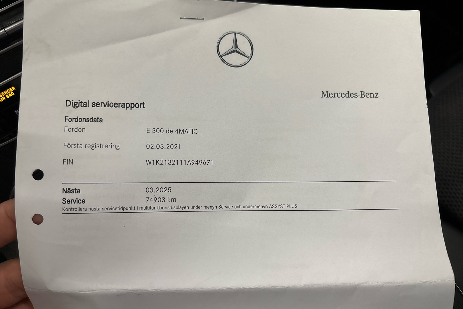 MERCEDES-BENZ E 2021