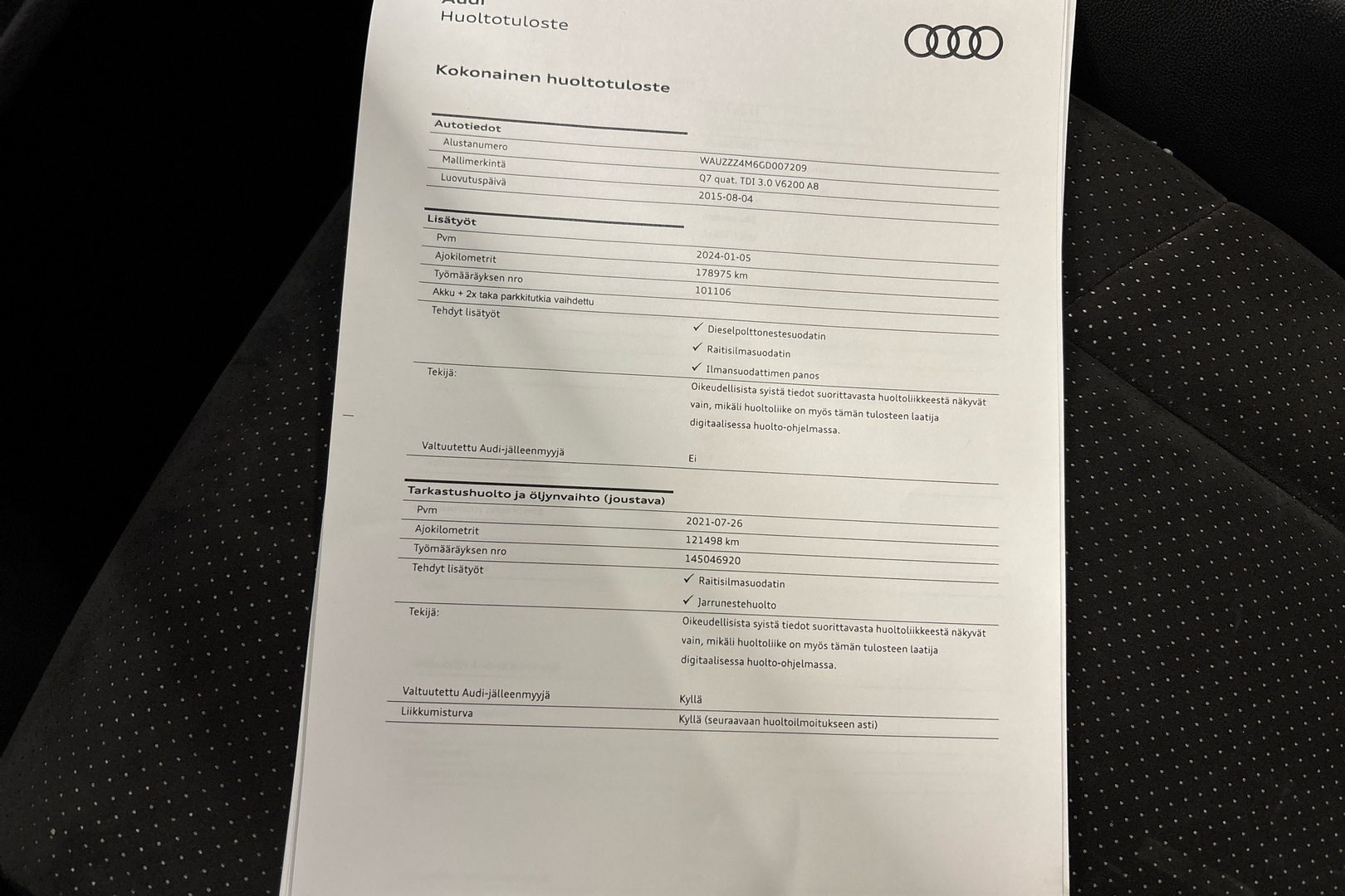 AUDI Q7 2015
