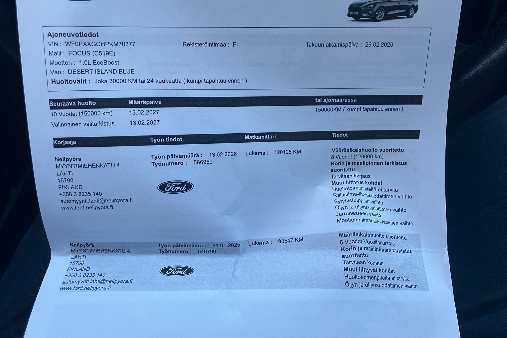 FORD Focus 2020