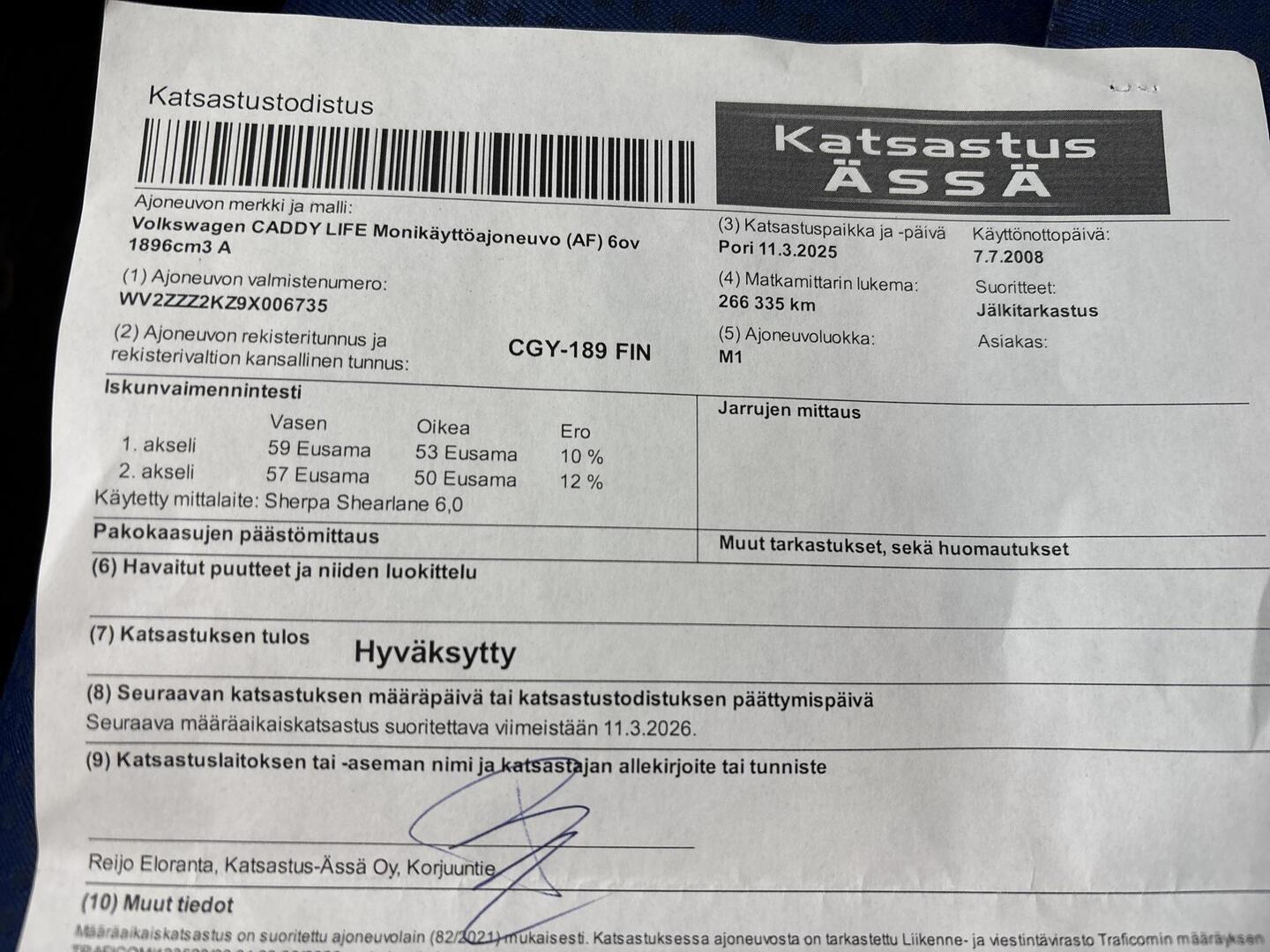 VOLKSWAGEN Caddy Maxi 2008