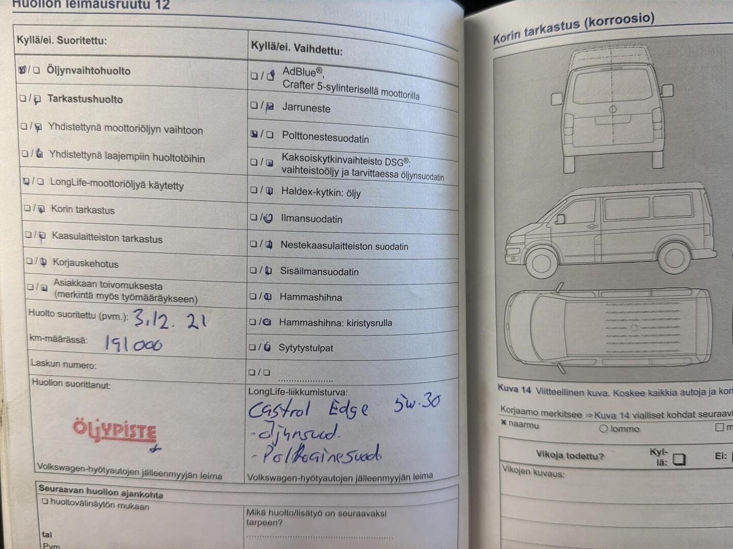 VOLKSWAGEN Transporter 2013