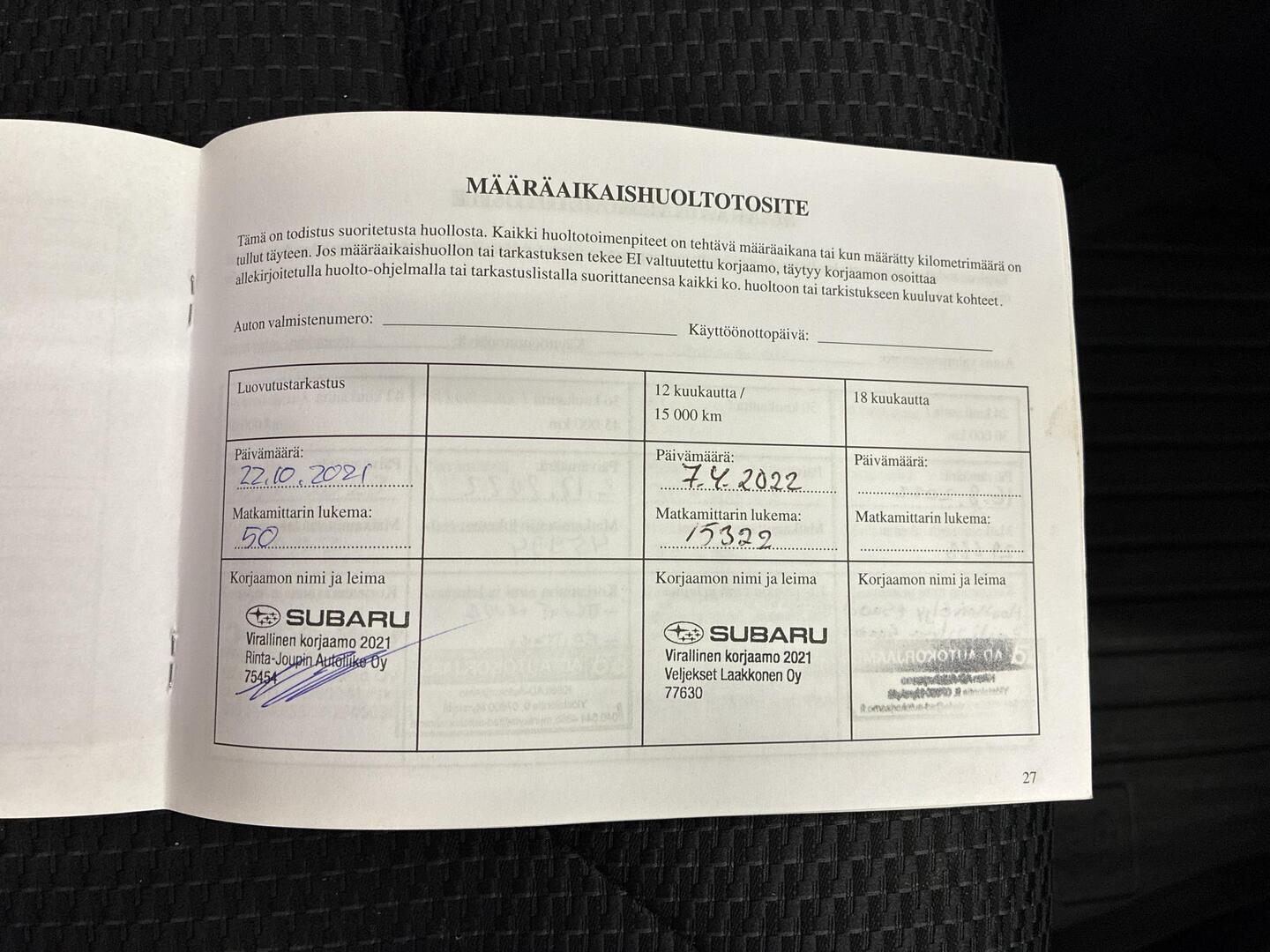 SUBARU FORESTER 2021