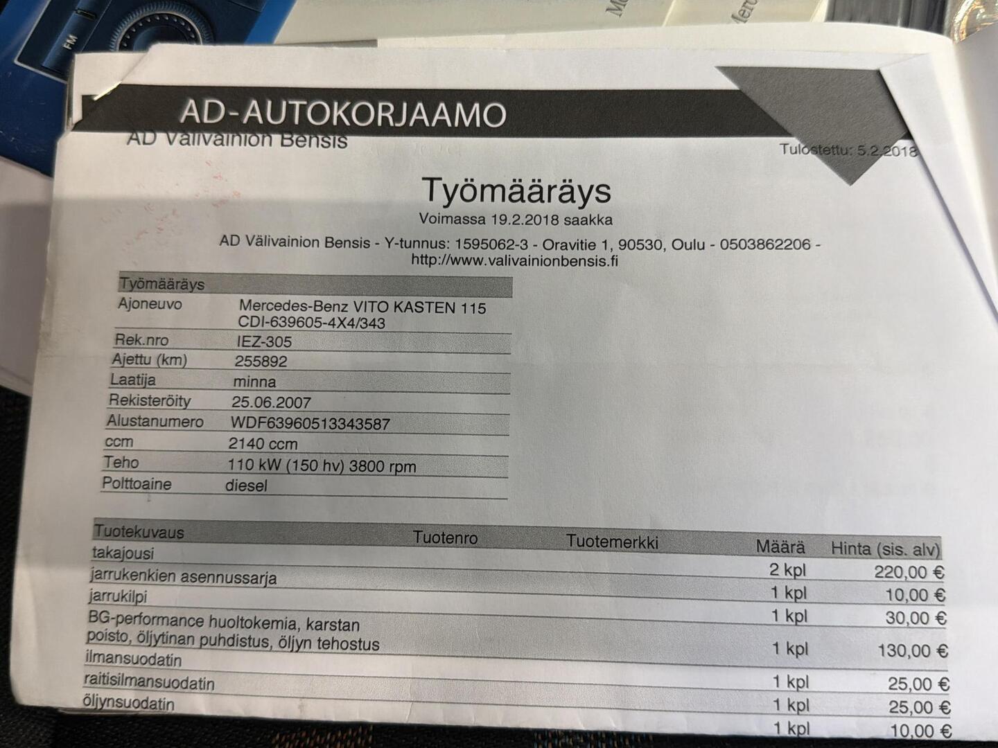 MERCEDES-BENZ Vito 2007